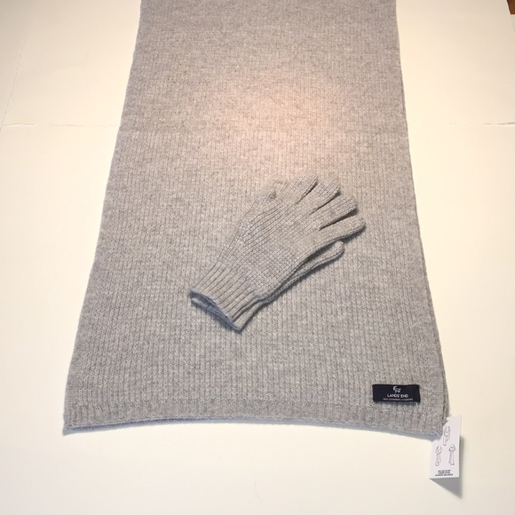 Lands' End Accessories Lands End Cashmere Scarf And Gloves Set Nwt